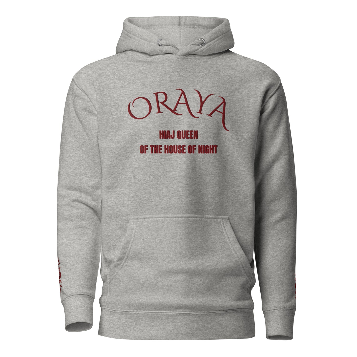 Oraya – Rainha da Casa da Noite | Hoodie Unissexo – Bordado