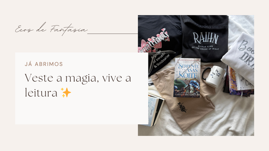 Já Abrimos! Bem-vindo à Whispers of Fantasy ✨