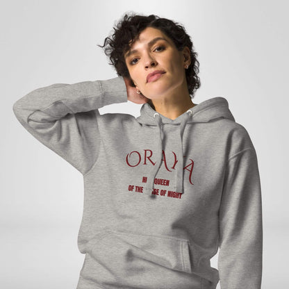 Oraya – Rainha da Casa da Noite | Hoodie Unissexo – Bordado