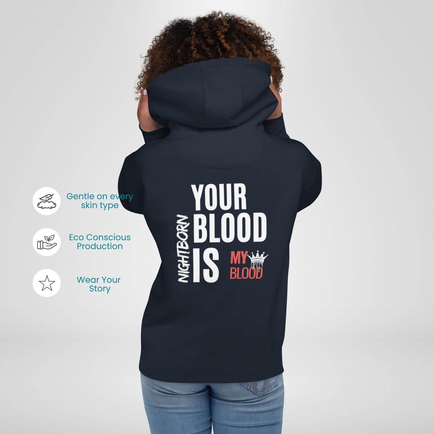 Nightborn – Your Blood is My Blood | Hoodie Unissexo