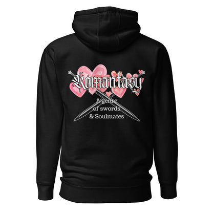 Whispers of Fantasy – Romantasy (Dark Edition) | Unisex Hoodie