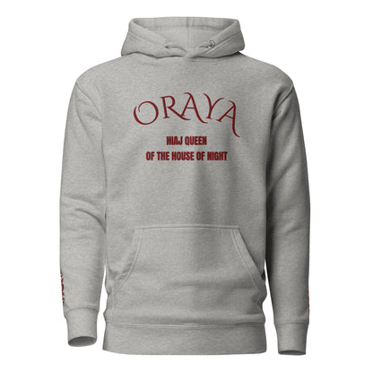 Oraya – Rainha da Casa da Noite | Hoodie Unissexo – Bordado