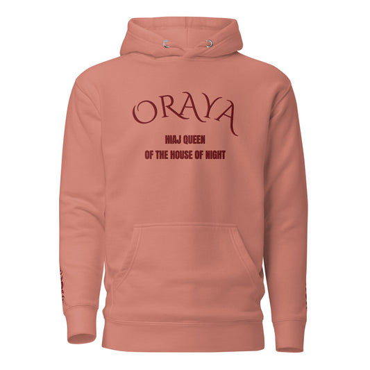Oraya – Rainha da Casa da Noite | Hoodie Unissexo – Bordado